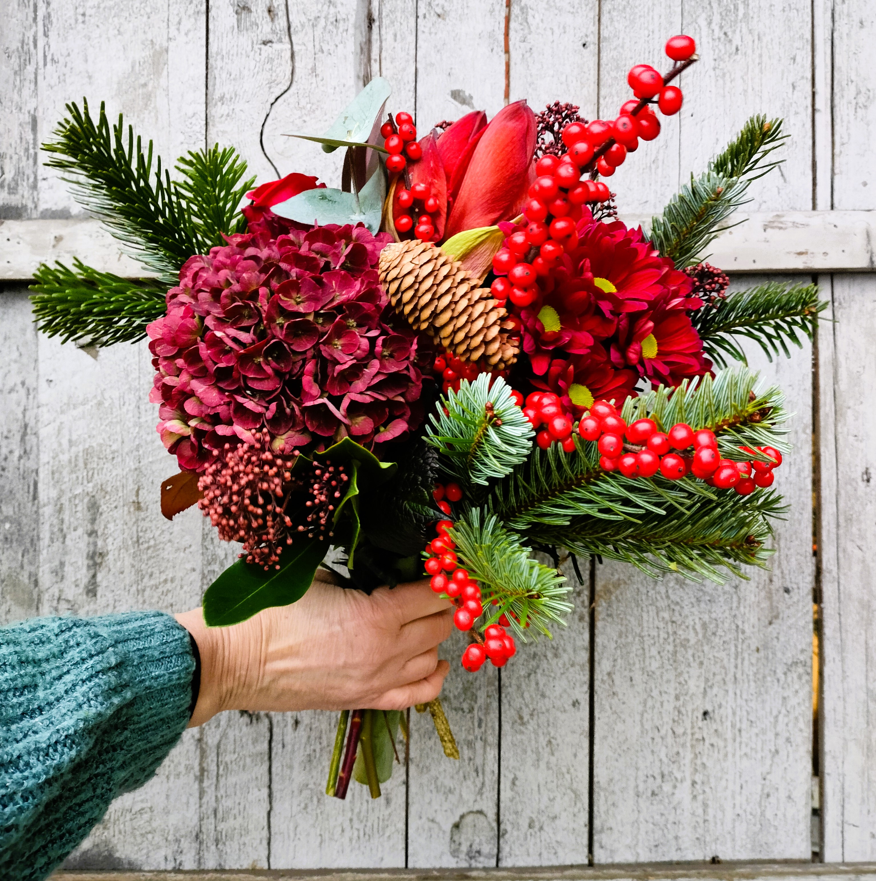 Vi udbringer buketter for 50.- i lokalområdet